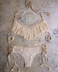 original sand dollar fringe bikini