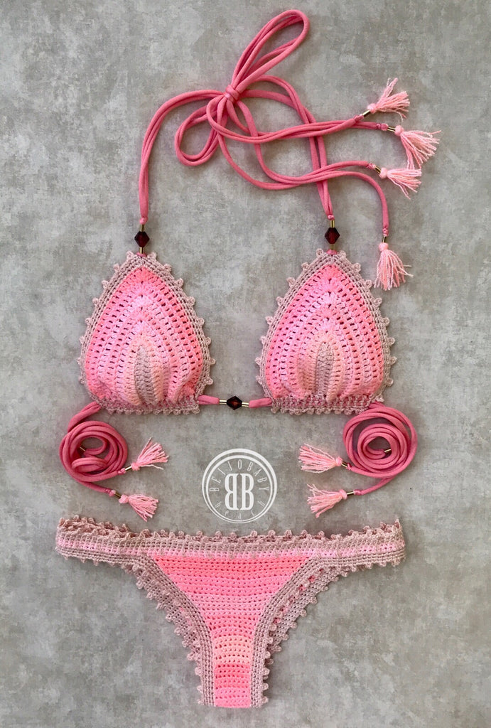 Desert Rose 🌸 crochet bikini
